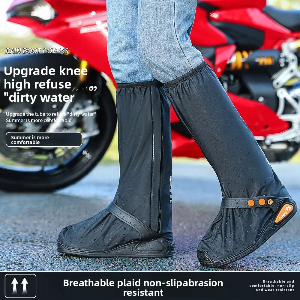 Impermeable para zapatos contra la lluvia de Corporación Turística, cubre zapatos resistente y transpirable en color gris oscuro