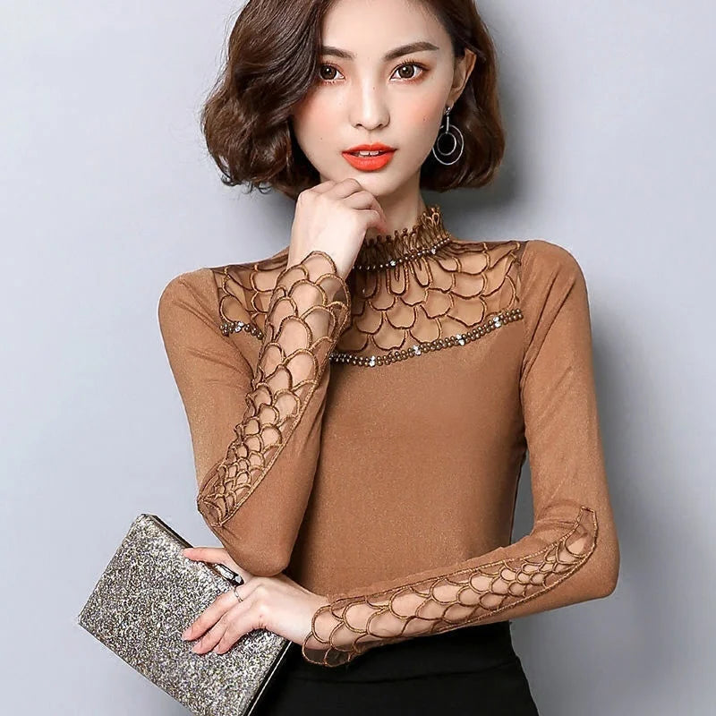 Blusa de Mujer, Camisa de Moda, Blusa de Manga Larga, Blu...