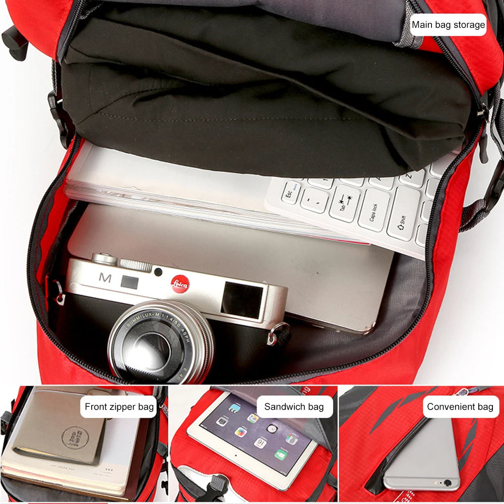 Mochila de Senderismo de 40L, Impermeable, para Camping, ...