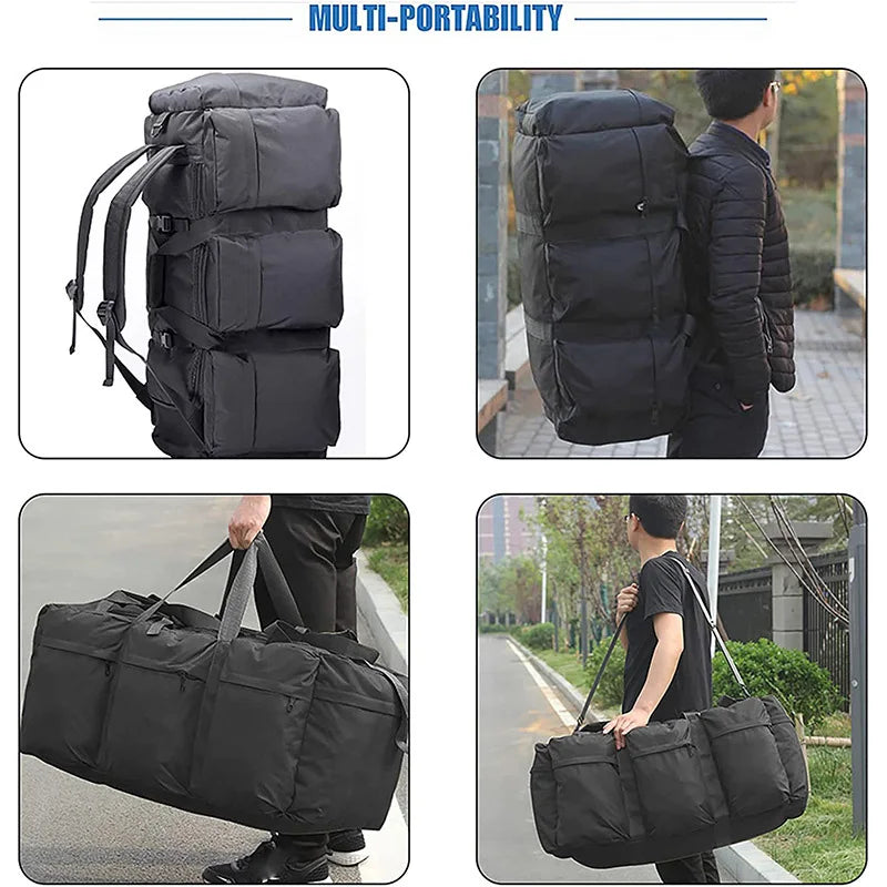 Bolsa de Camping de 100L, mochila de viaje, equipaje gran...