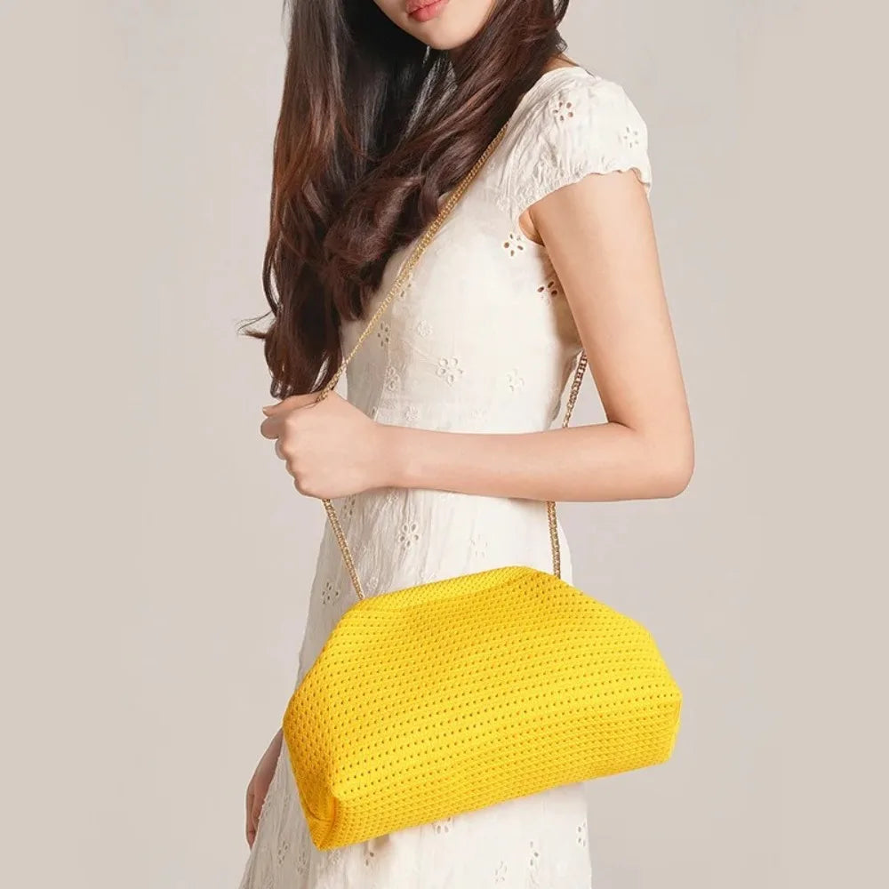 Bolso de mano de playa de Color liso para mujer, bolso de...