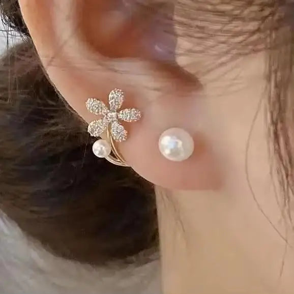 Pendientes colgantes de circonio de moda coreana para muj...