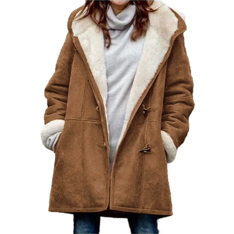 Nuevo Abrigo de Mujer para Otoño e Invierno 2026 con Capu...