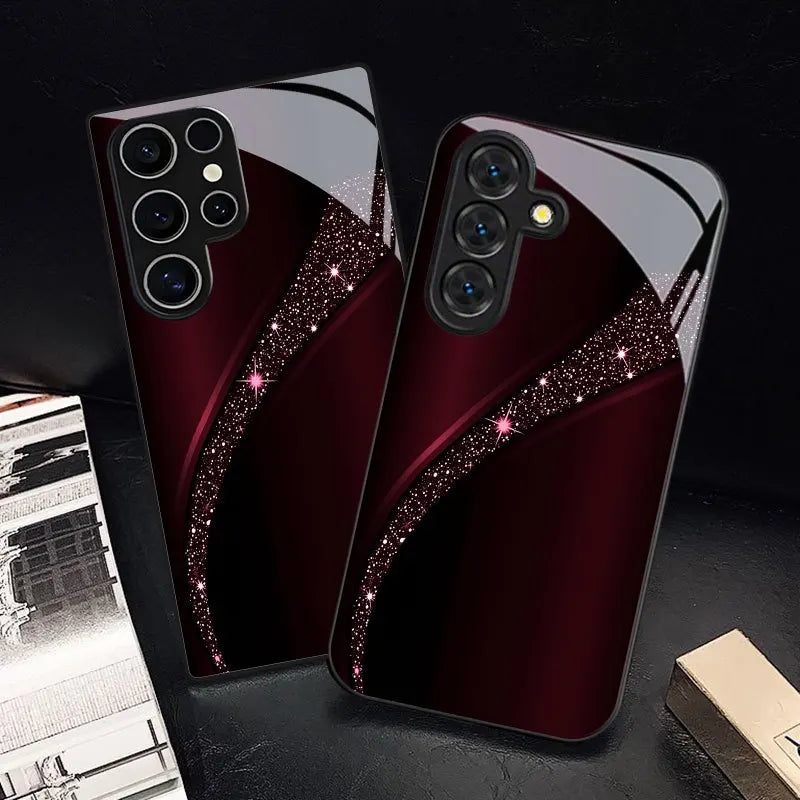 Wave-pattern phone case for Samsung S26 by Corporación Turística, featuring a sleek, modern wave design on durable material.