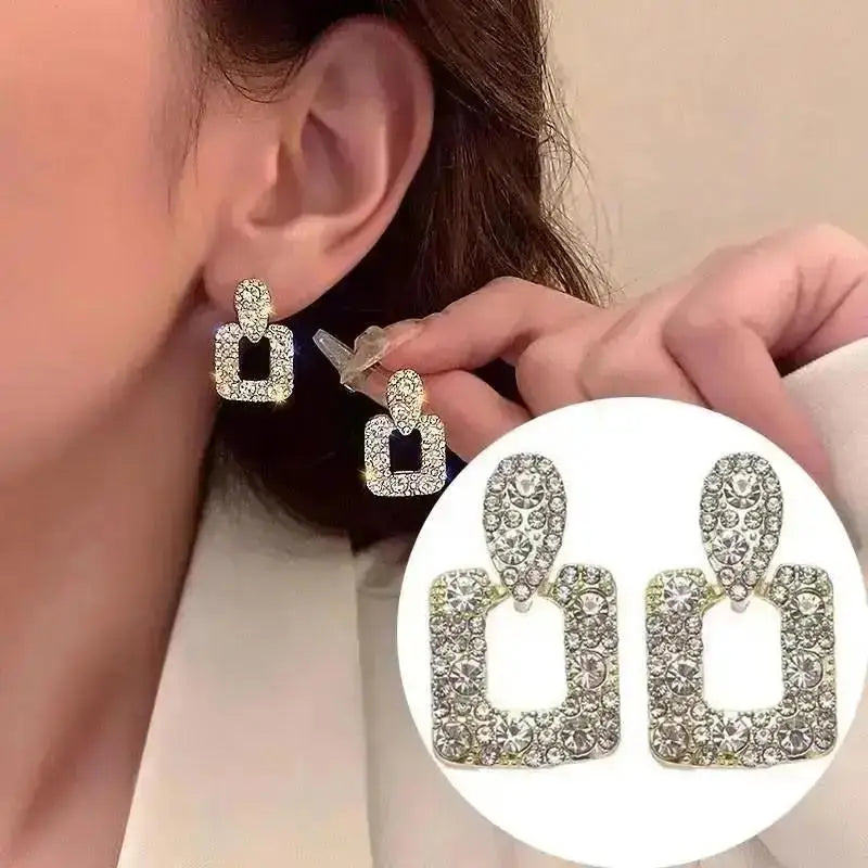 Pendientes de borla de perlas de moda coreana con aguja d...