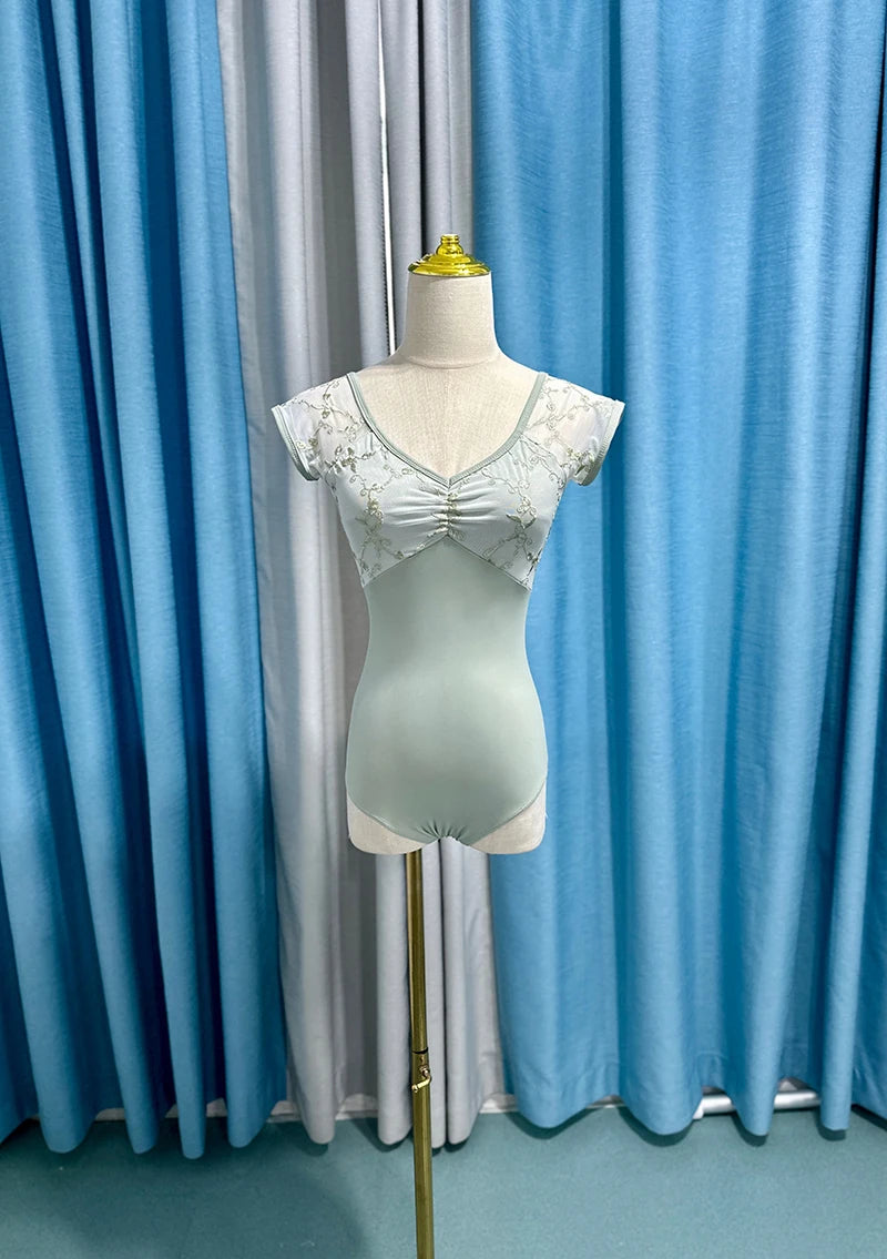Pink ballet dance leotard for women by Corporación Turística, featuring a new design and comfortable fit for ballet practice.