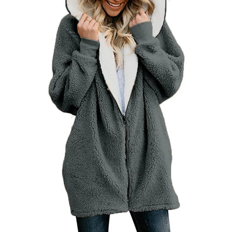 Cárdigans para mujer, chaqueta de piel sintética, jersey ...