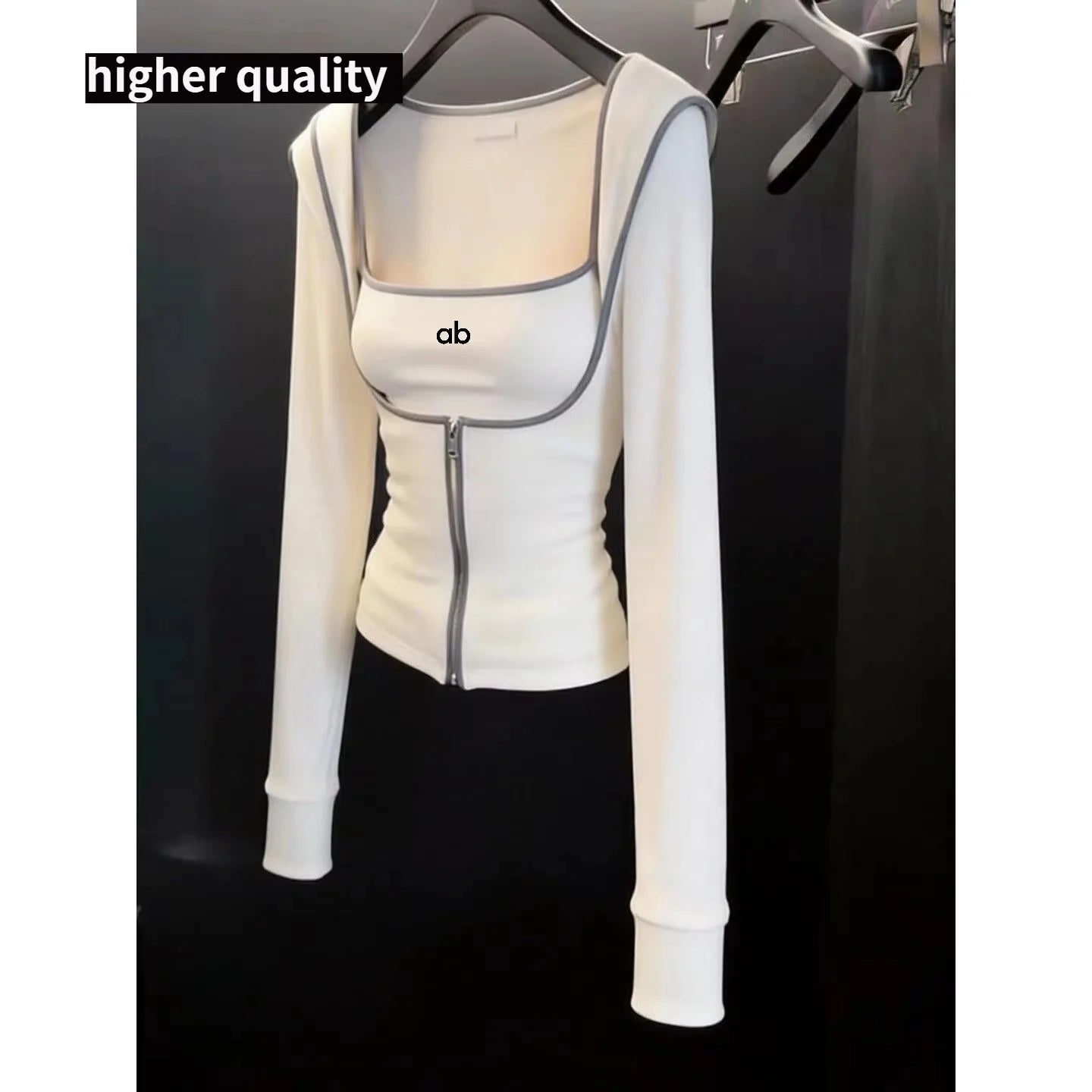 Conjunto de Yoga para Mujer de 2 Piezas: Cárdigan Blanco ...