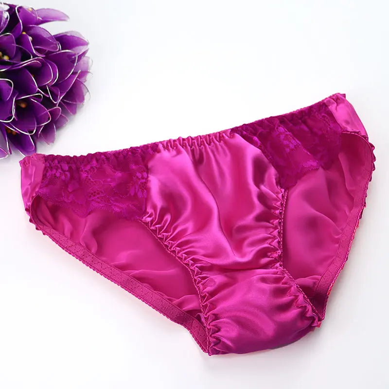 Silk women's underwear by Corporación Turística, 100% mulberry silk panties with smooth, soft fabric and elegant fit.