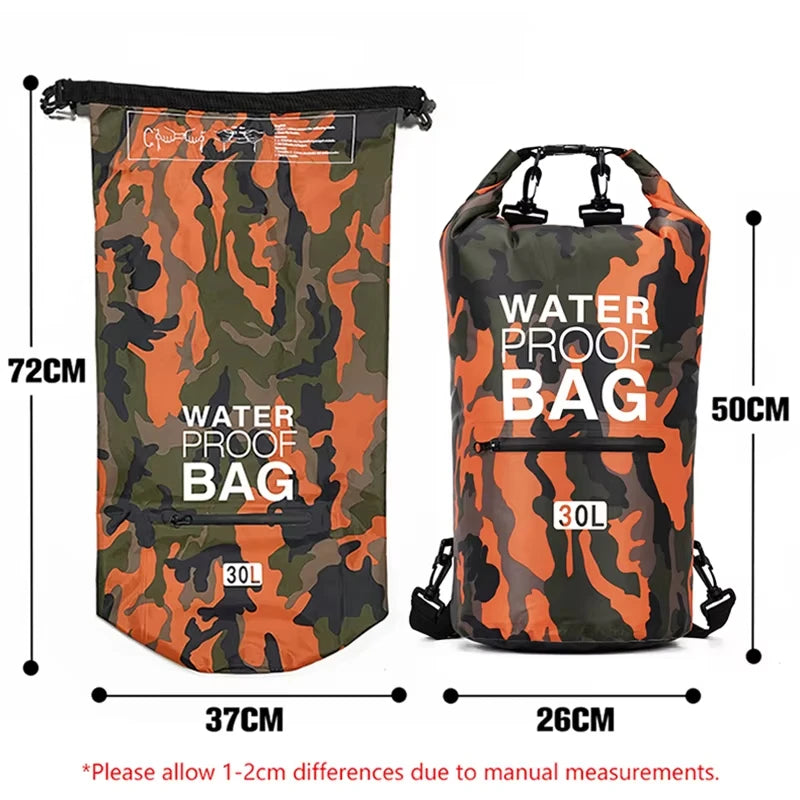 Paquete de natación de PVC, mochila seca para mujeres y h...