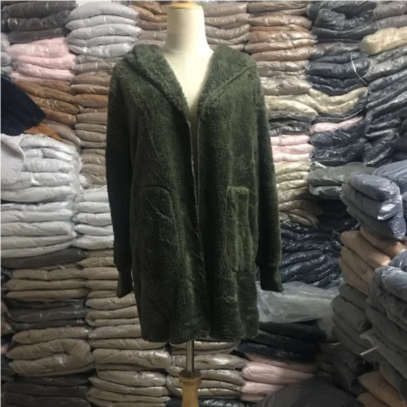 Sudadera de lana de 12 colores, cárdigans largos, Otoño I...