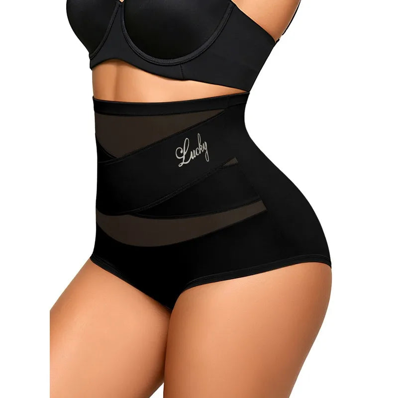 High-waisted shaping waist cincher with abdominal control from Corporación Turística, designed to shape and contour the waist.