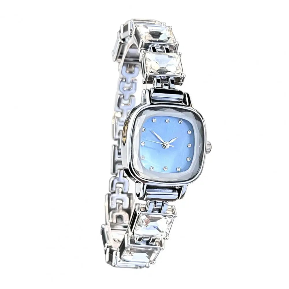 Brillante women's wristwatch with square dial in silver tones, featuring a sleek design and elegant style by Corporación Turística.