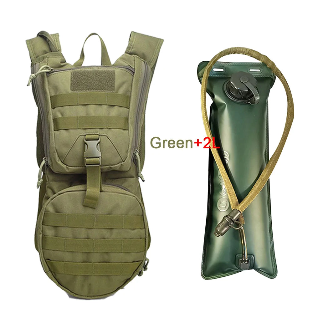 Mochila de hidratación 2 en 1 con vejiga de agua de 2/3L,...