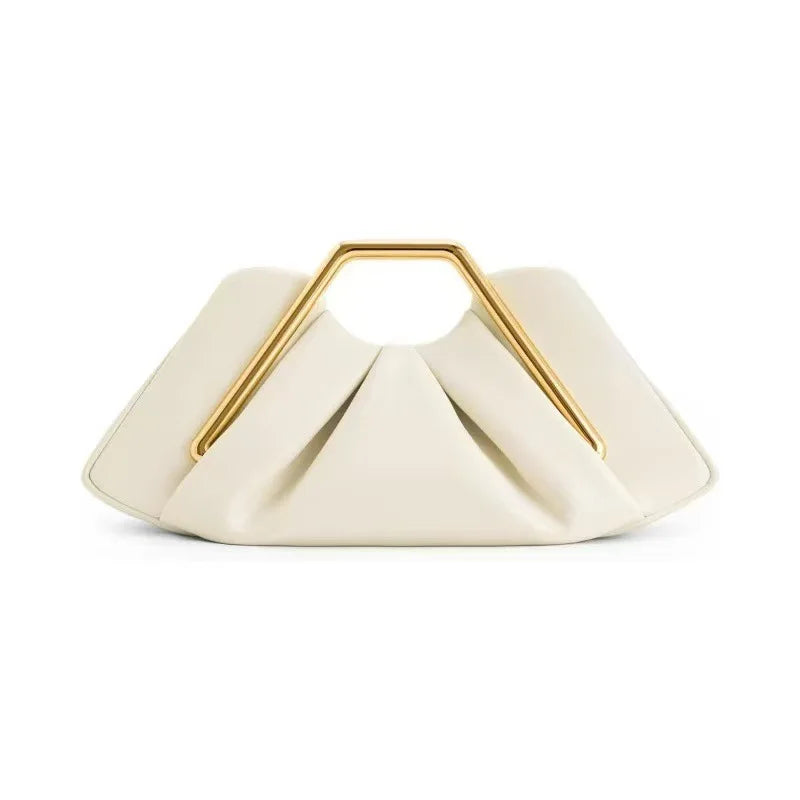 Nuevo Bolso de cuero suave para mujer, bolso nube de nich...