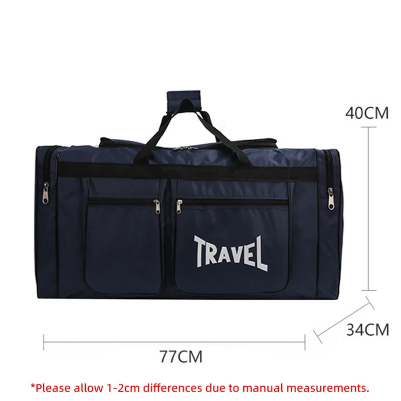 Bolsa de viaje plegable de gran capacidad, bolso deportiv...