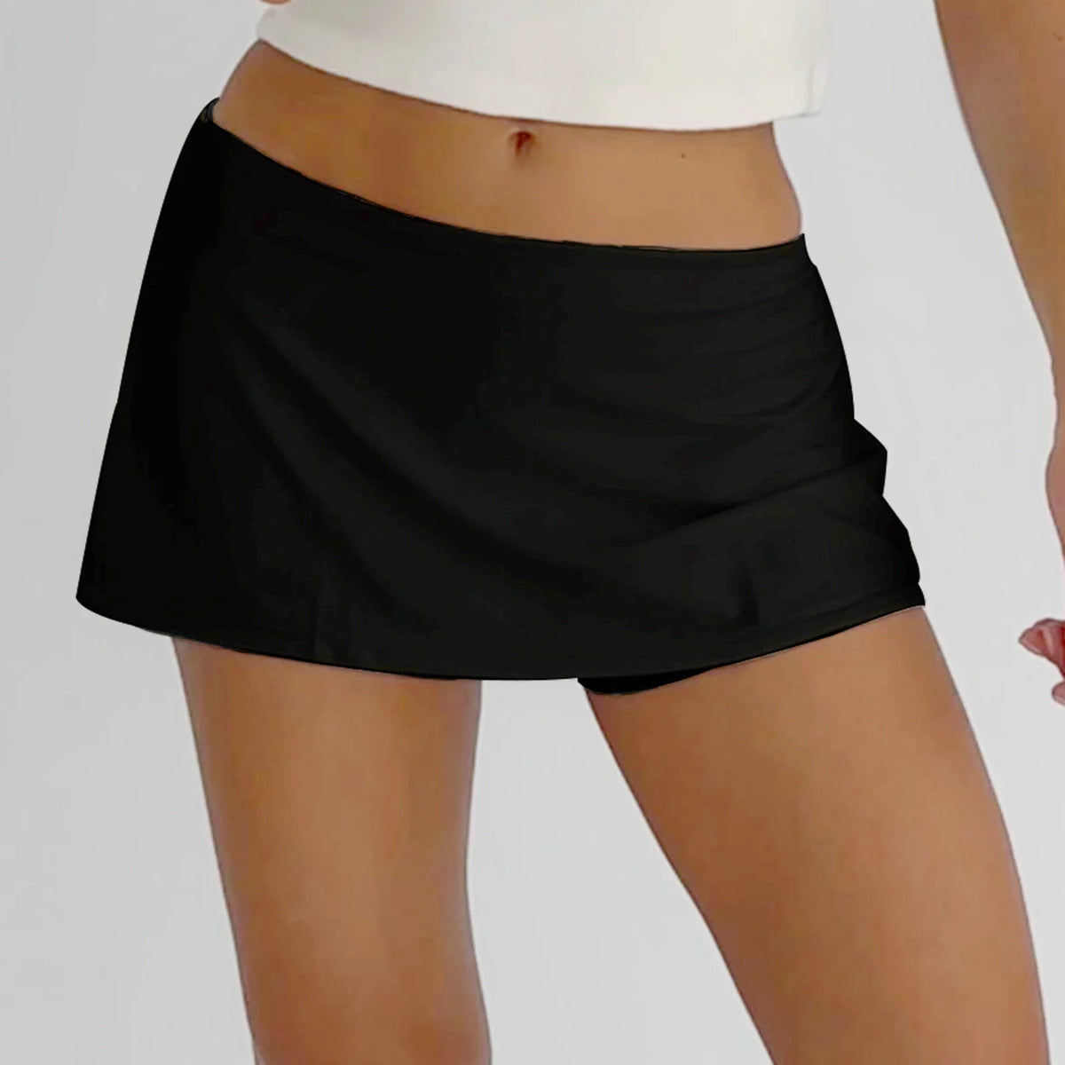 Minifaldas para mujer, minifalda Sexy de tiro bajo para d...