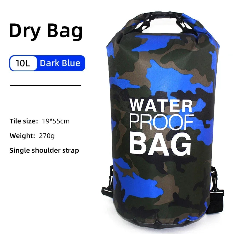 Paquete de natación de PVC, mochila seca para mujeres y h...