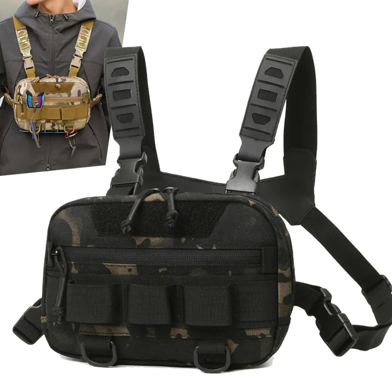 Mochila táctica para aparejo de pecho, Kit de reconocimie...