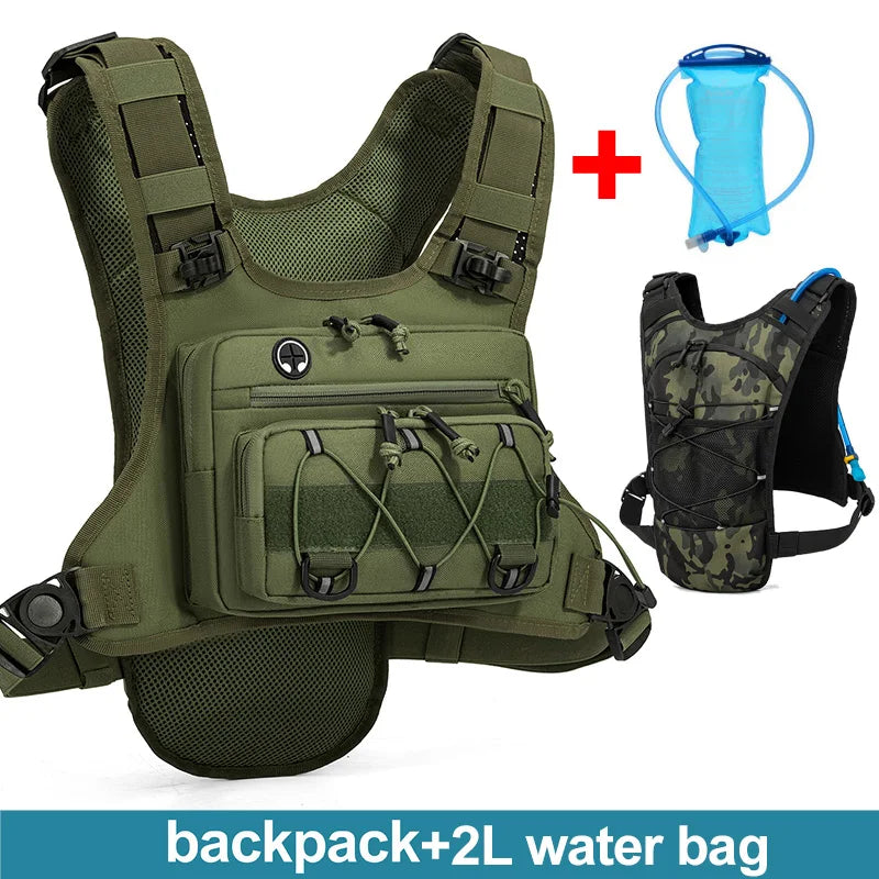 Chaleco de Hidratación para Correr y Ciclismo con Bolsa d...