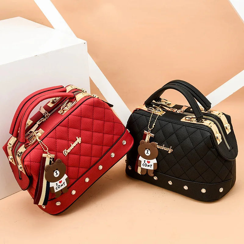 Small square women's handbag by Corporación Turística featuring high-quality material and stylish design.