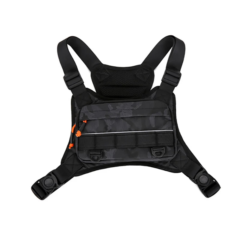 Bolsa de Pecho Frontal, Chaleco de Camping, Mochila para ...