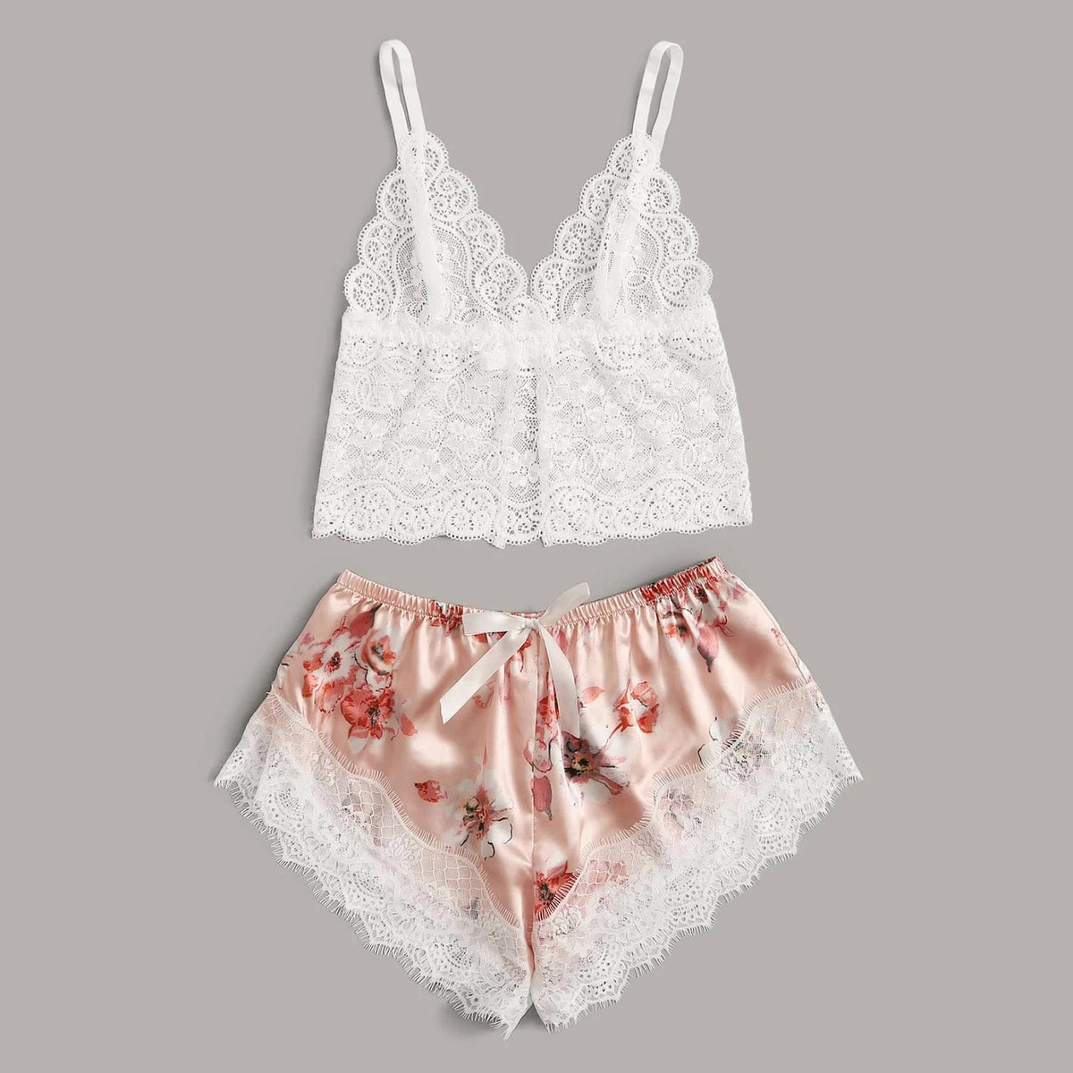 Pijamas de 3 uds para mujer, ropa de descanso, trajes de ...
