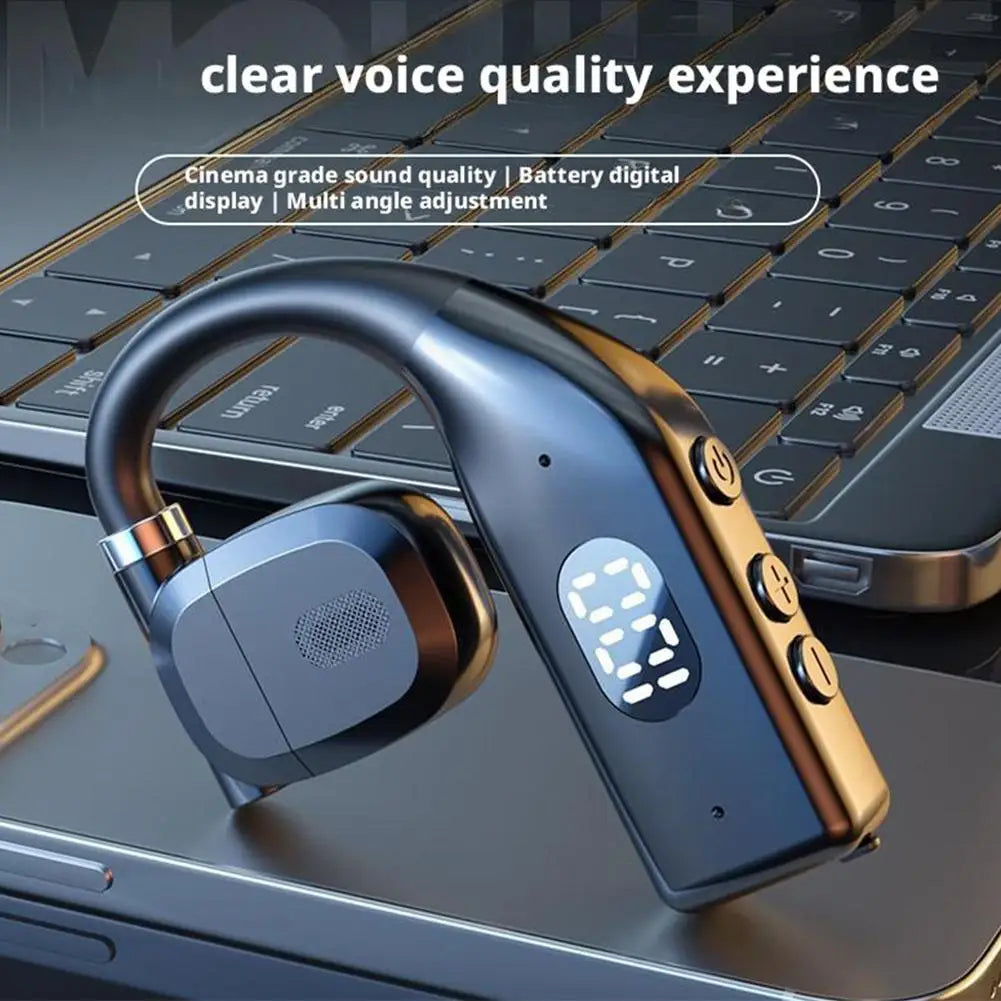 Auriculares Bluetooth GRWIBEOU V5.4 ANC Gancho Oreja