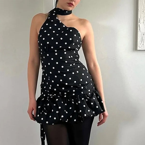 Vestido de verano para mujer con cuello en V, estampado d...