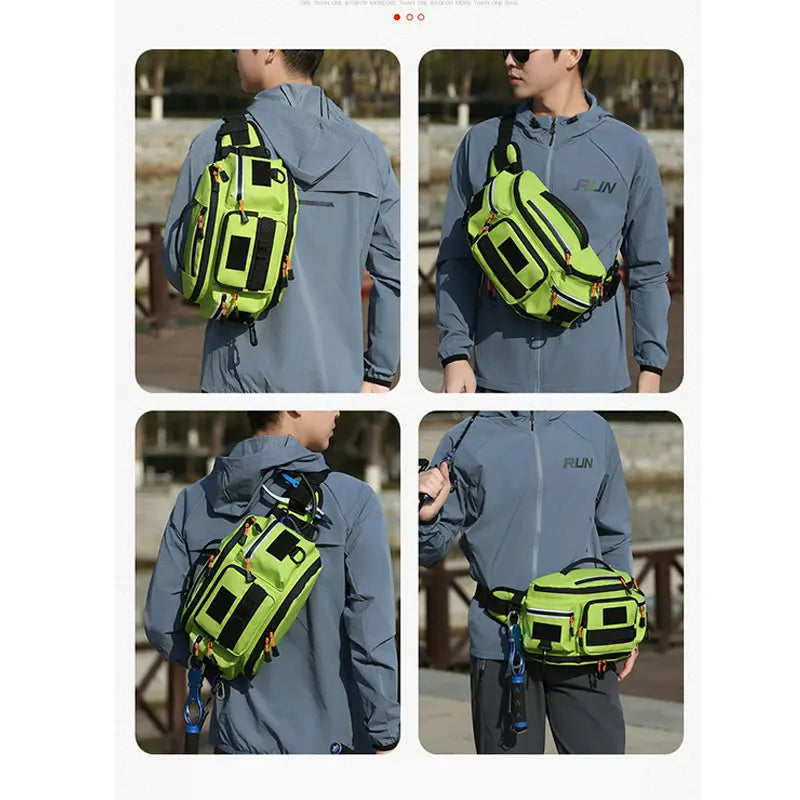 Riñonera táctica Molle para hombre, bolsa de viaje para c...