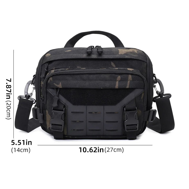 Bolsa de escalada táctica Molle, bandolera grande para vi...