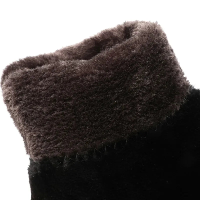Zapatos de invierno impermeables para mujer, botas de nie...