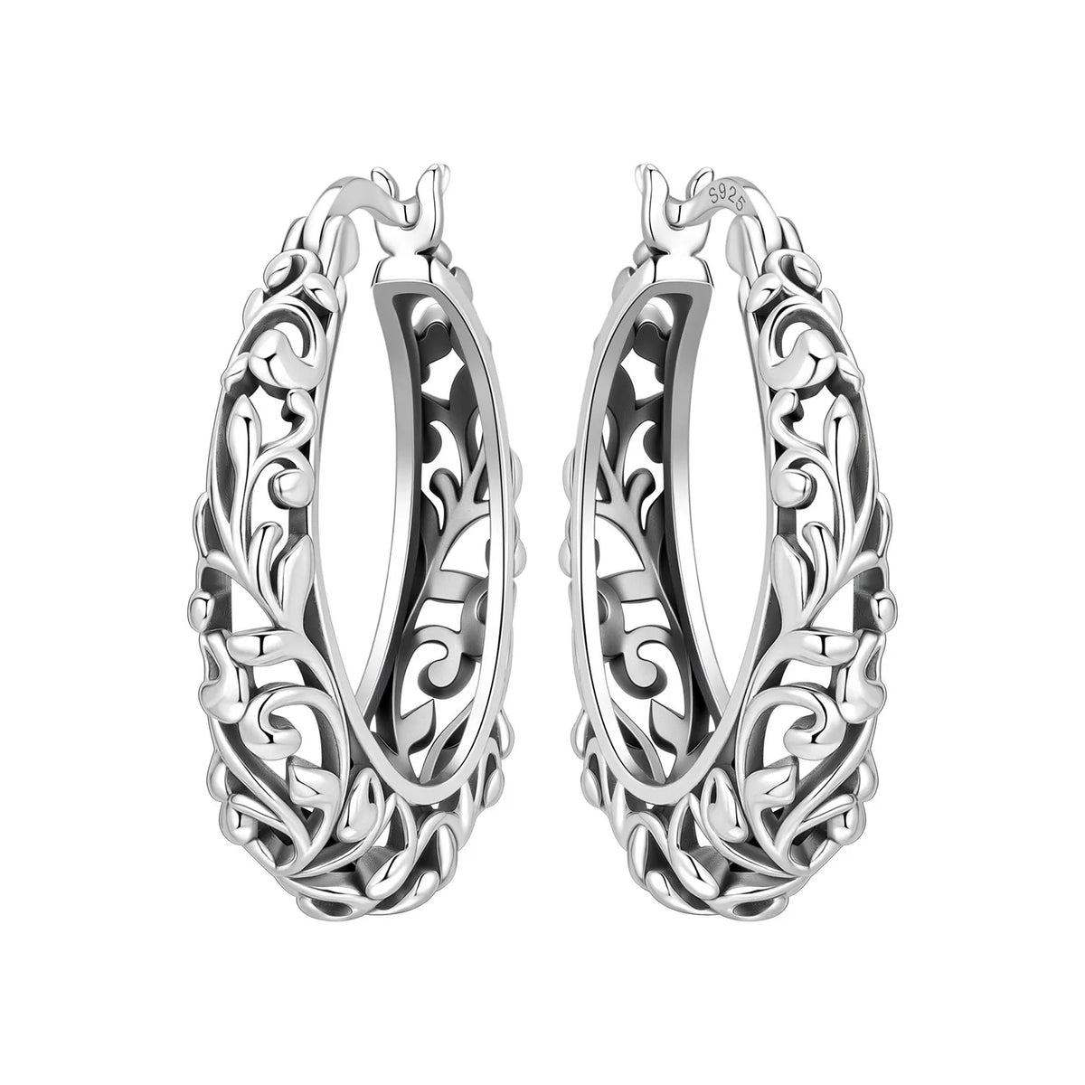 Orstarry Original Plata de Ley 925 pendientes de flor de ...