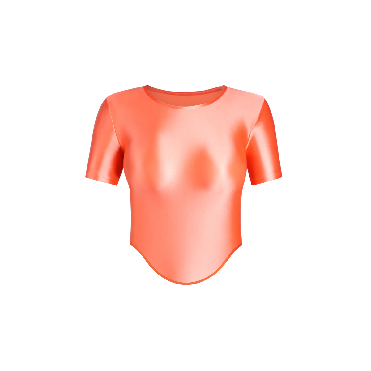 Camiseta elástica brillante y suave para mujer MJINM, cam...