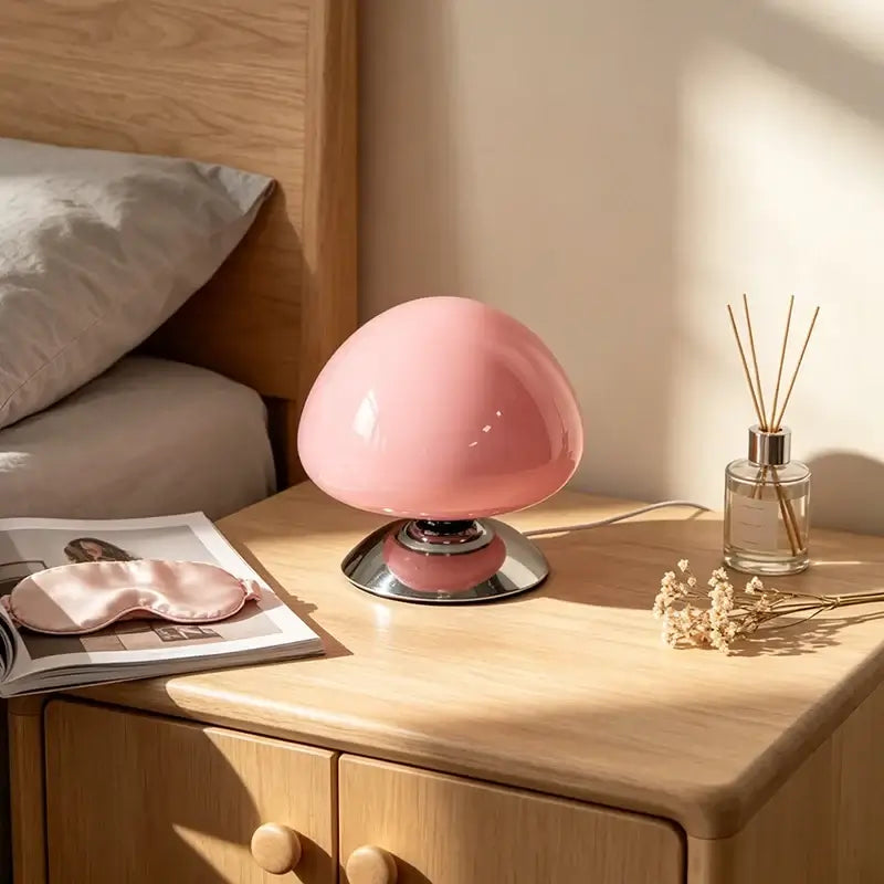 Lámpara de Mesa de Cristal de Murano con Forma de Disco, ...