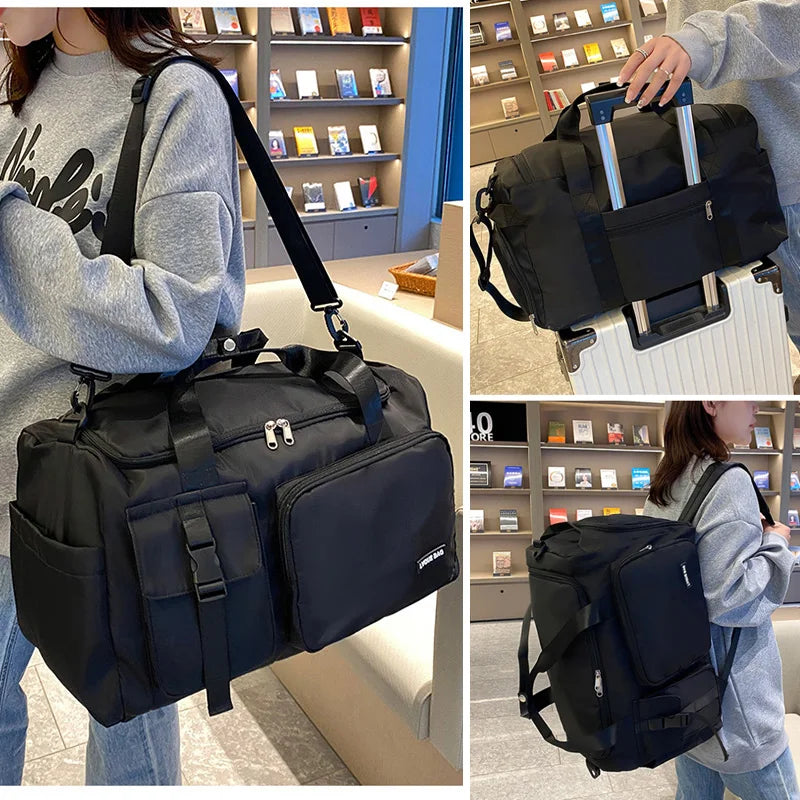Bolsa de viaje para mujer, mochila de viaje multifunciona...