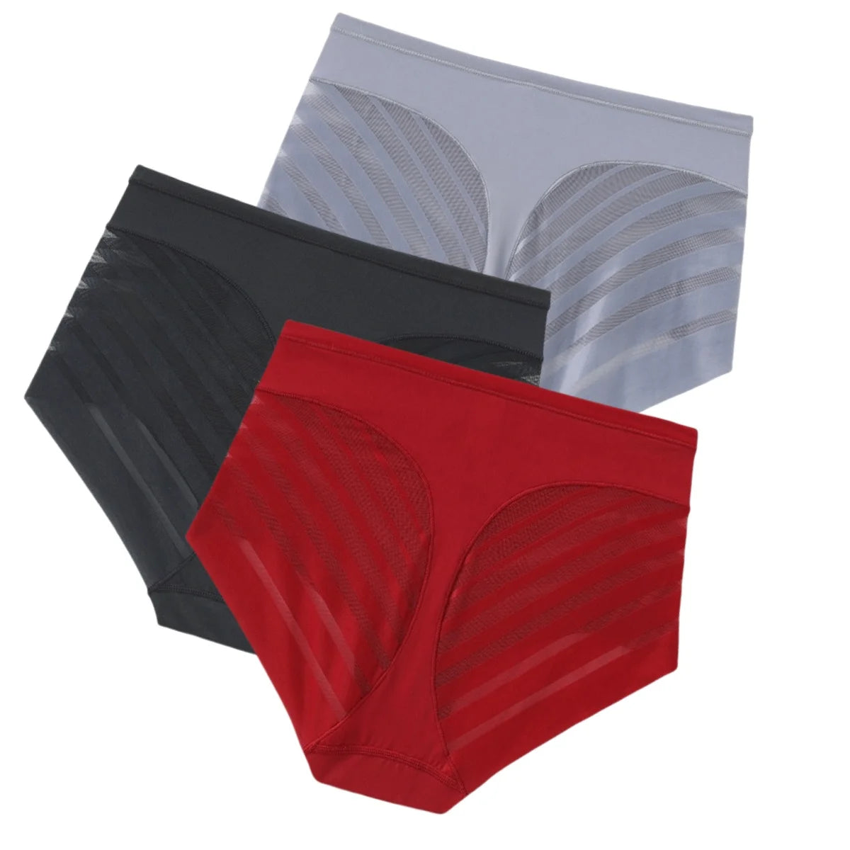 Set of three medium waist shaping fajas from Corporación Turística, designed to enhance silhouette and provide comfortable support.