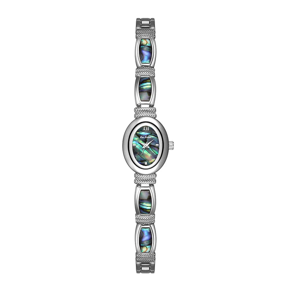 Relojes de pulsera con esfera ovalada para mujer, relojes...