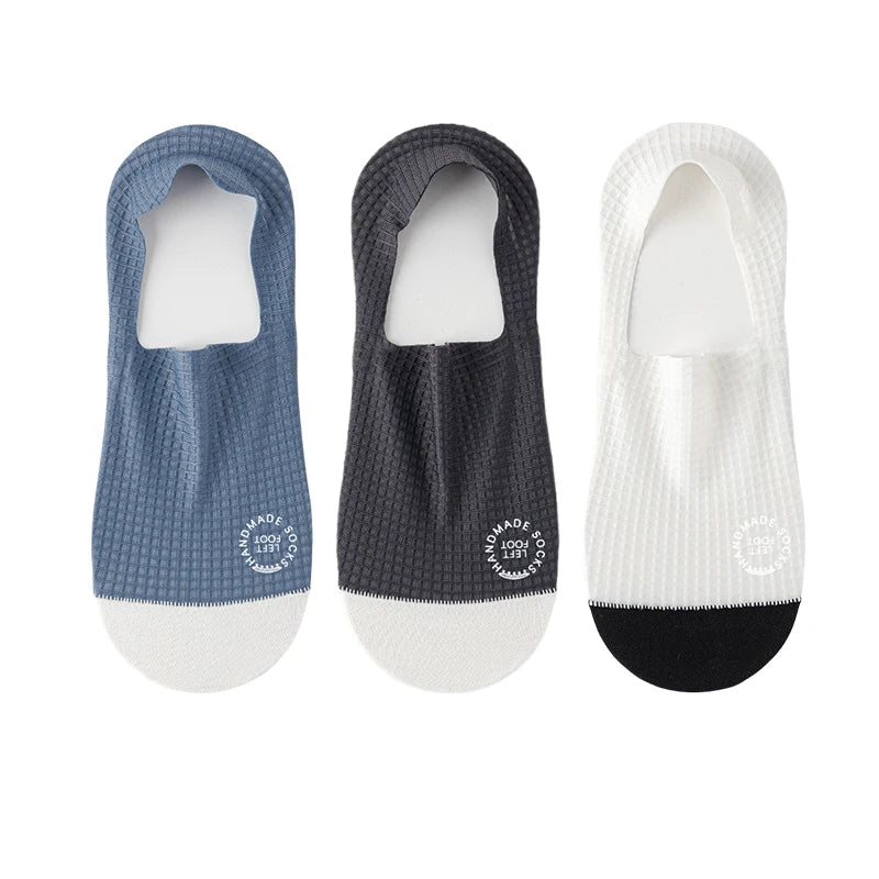 3 pares de calcetines invisibles para hombre, calcetines ...