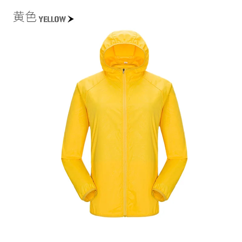 Chaqueta de lluvia para acampar para hombre y mujer, ropa...