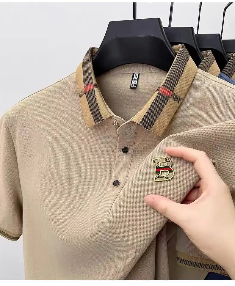 Polo Clásico de Marca Original para Hombre, con Insignia ...