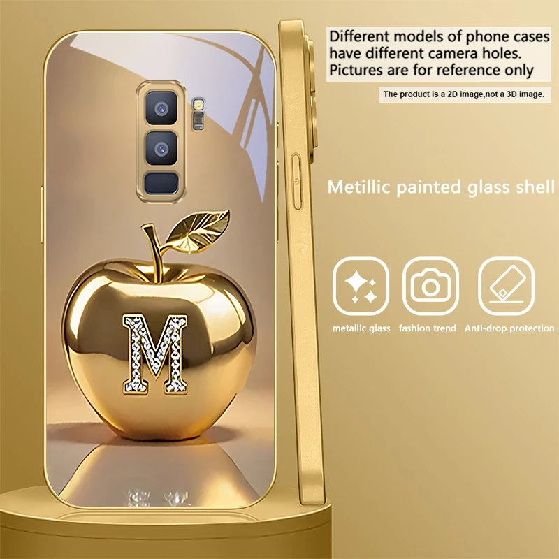 Gold dolphin phone case for Samsung Galaxy S20 FE, S21 Plus, S22, and S23 by Corporación Turística, featuring a detailed dolphin design.