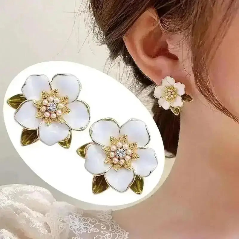 Pendientes de gota de corazón de cristal púrpura para muj...