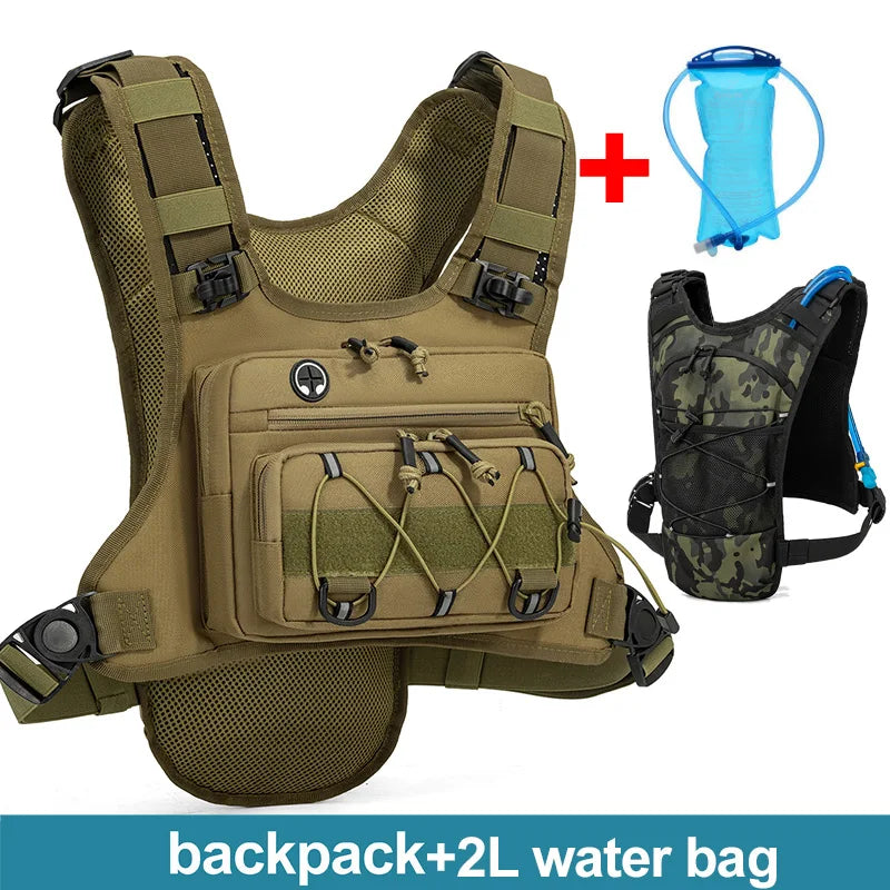 Chaleco de Hidratación para Correr y Ciclismo con Bolsa d...