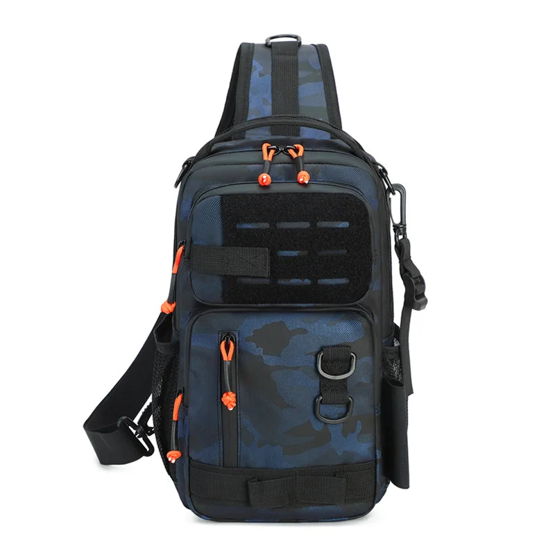 Bolsa de pecho con señuelo de pesca táctica, accesorios p...