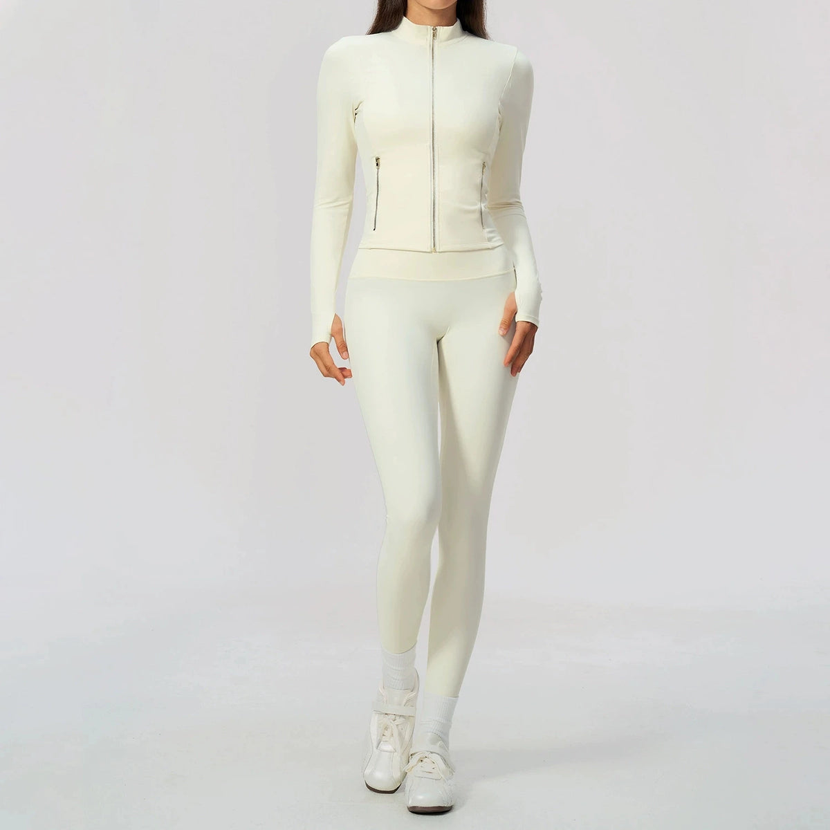 Conjunto Deportivo para Mujer, Ropa de Yoga, Top de Manga...