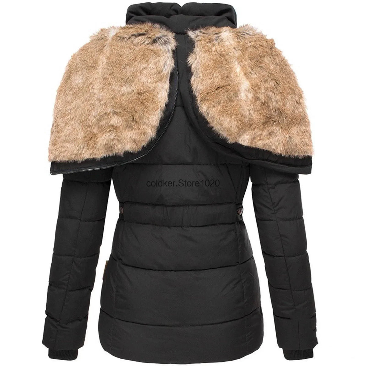 Chaqueta Acolchada de Algodón para Mujer 2026, Parkas Gru...