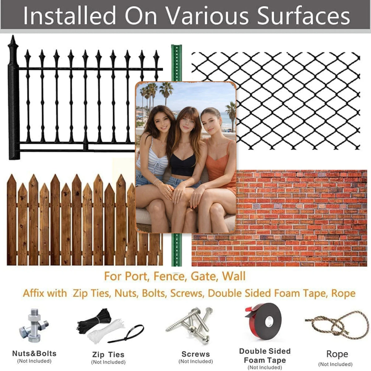 Metallic 2D sign featuring modern mural art of women, 8x12 inches, designed for wall decor by Corporación Turística
