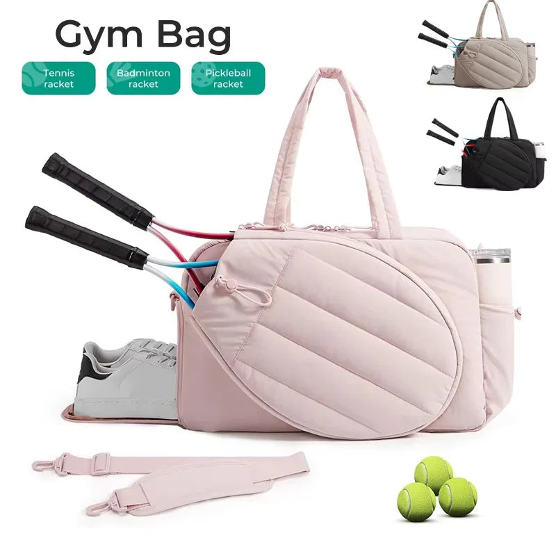 Bolsa para raquetas de tenis, bolsa de gimnasio para muje...