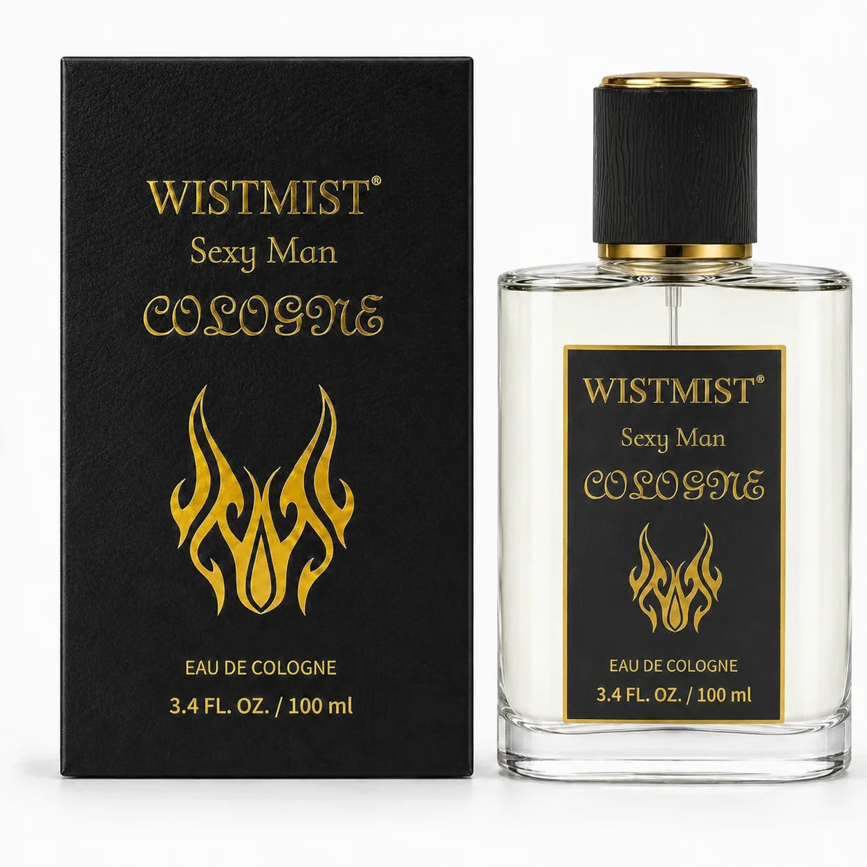 WISTMIST Colonia Sexy para Hombre 100ml, Eau de Cologne e...